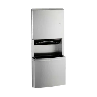 Bathroom Combo Paper Towel / Trash Unit