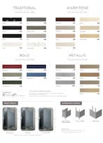 Restroom Partitions | Color Chart Options | Partitions Plus