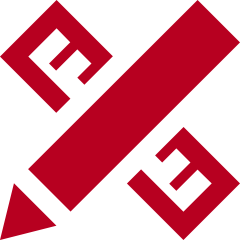 red ruler pencil symbol