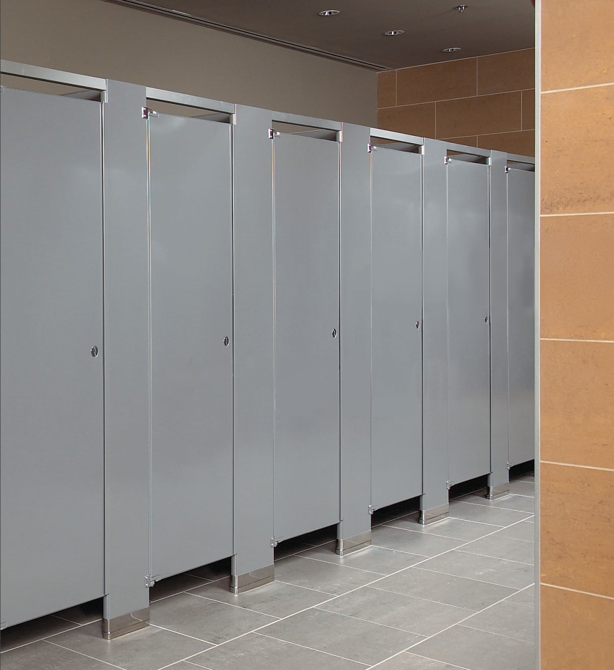 Hadrian Elite Plus powder coated steel partitions