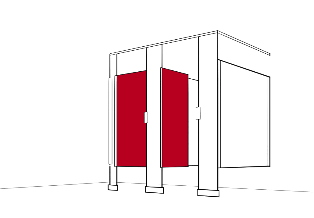 Partition Outline Doors