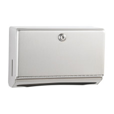 B-26212 - Surface-Mounted Paper Towel Dispenser, Satin Finish, 275 Multifold Towels