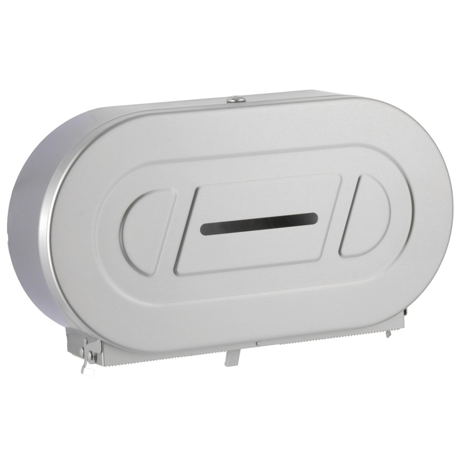 Bobrick Classic Surface Mount Twin Jumbo Roll Toilet Tissue Dispenser B-2892