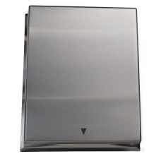 B-29744 - Semi-Recessed Automatic Roll Paper Towel Dispenser, Satin Finish