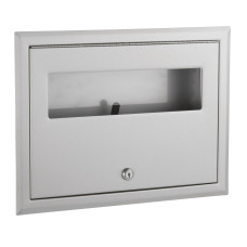 Bobrick Classic Recessed Seat Cover Dispenser B-301 Bobrick Classic Recessed Seat Cover Dispenser B-301