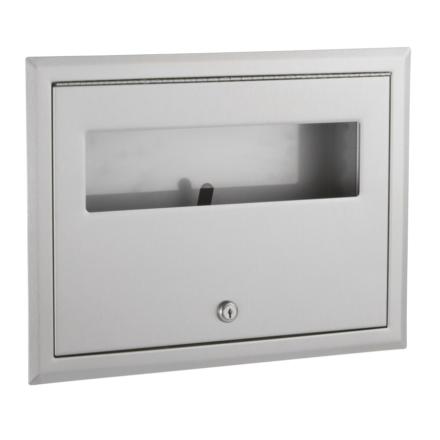 Bobrick Classic Recessed Seat Cover Dispenser B-301