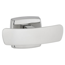 B-7672 - Surface-Mounted Double Robe Hook, Bright Polished B-7672 - Surface-Mounted Double Robe Hook, Bright Polished