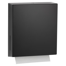B-9262.MBLK - Surface-Mounted Paper Towel Dispenser, Matte Black, 525 Multifold Towels