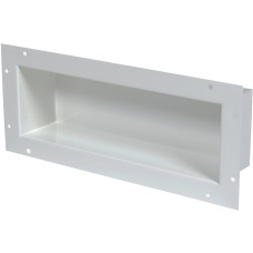 B-9883 - Recessed Shelf, Ligature Resistant, White Powder-Coated B-9883 - Recessed Shelf, Ligature Resistant, White Powder-Coated
