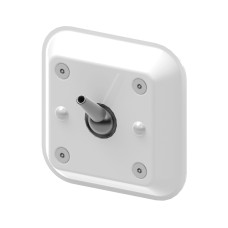 B-9884 - Surface-Mounted Auto-Release Clothes or Towel Hook, Ligature Resistant, White Powder-Coated B-9884 - Surface-Mounted Auto-Release Clothes or Towel Hook, Ligature Resistant, White Powder-Coated