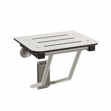 Bradley 9591 Folding Square Phenolic Shower Seat Bradley 9591 Folding Square Phenolic Shower Seat