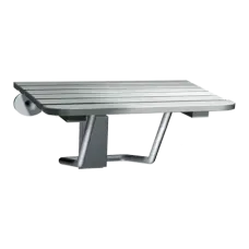 ASI - 8207 - Folding Shower Seat, Stainless Steel, ADA