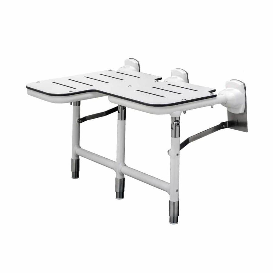 Bobrick Bariatric B-918116 Folding Shower Seat with Legs