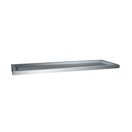 ASI - 0690 - Shelf With Raised Edges