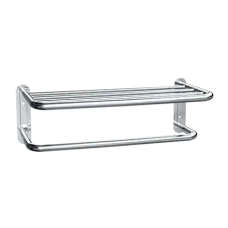 ASI - 7311-B - Towel Shelf with Towel Bar, Surface Mounted, Bright Finish ASI - 7311-B - Towel Shelf with Towel Bar, Surface Mounted, Bright Finish