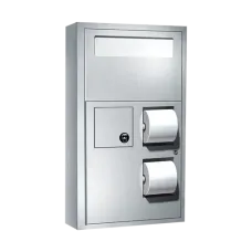 ASI – 0483 – Toilet Seat Cover & Toilet Tissue Dispenser w/ Napkin Disposal – Surface Mounted ASI – 0483 – Toilet Seat Cover & Toilet Tissue Dispenser w/ Napkin Disposal – Surface Mounted