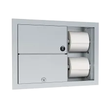 ASI – 04822 – Toilet Tissue Dispenser / Napkin Disposal – Recessed ASI – 04822 – Toilet Tissue Dispenser / Napkin Disposal – Recessed