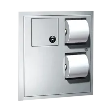 ASI – 04823 – Traditional™ Toilet Tissue Dispenser & Napkin Disposal – Recessed ASI – 04823 – Traditional™ Toilet Tissue Dispenser & Napkin Disposal – Recessed