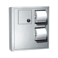 ASI – 04833 – Toilet Tissue Dispenser w/ Napkin Disposal – Surface Mounted ASI – 04833 – Toilet Tissue Dispenser w/ Napkin Disposal – Surface Mounted