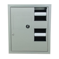 Bradley 5942 Paper Dispenser & Napkin Disposal 1-Stall Combination Unit