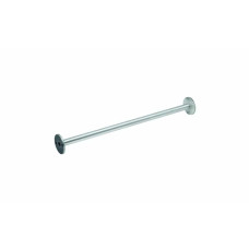 Bradley 9538 Concealed Mounting Stainless Steel 1" OD Shower Curtain Rod