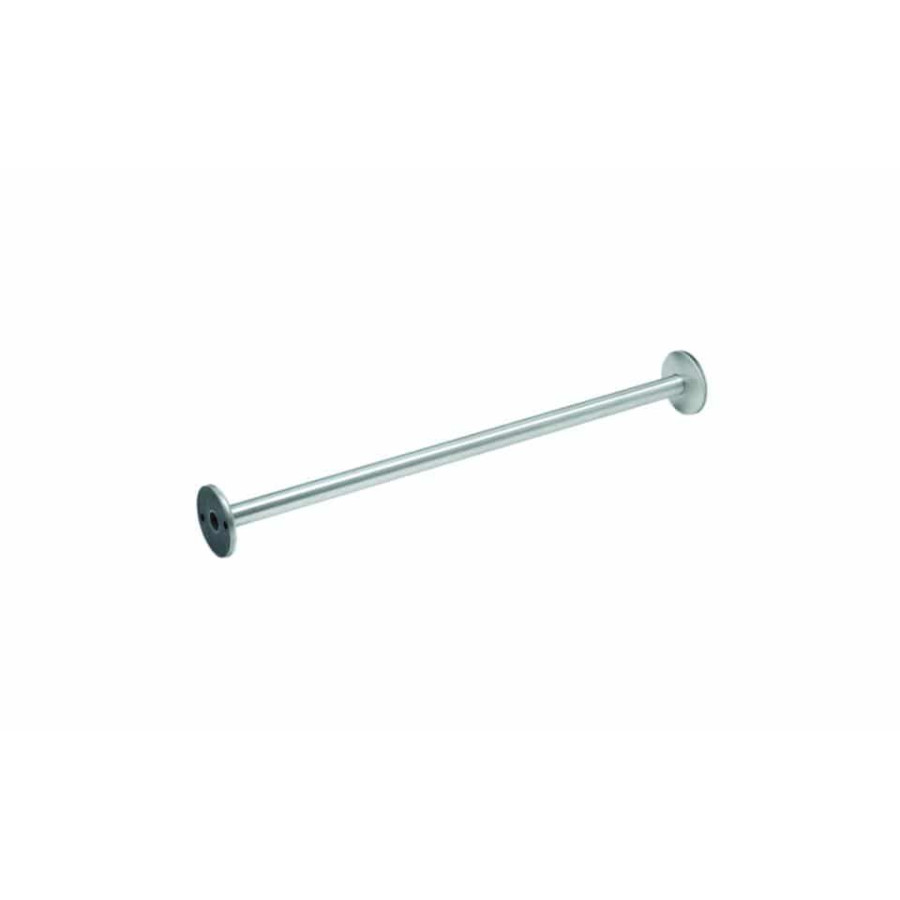 Bradley 9538 Concealed Mounting Stainless Steel 1" OD Shower Curtain Rod