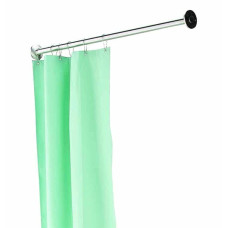Bradley 9539 Concealed Mounting Stainless Steel 1-1/4" OD Shower Curtain Rod