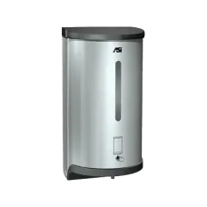 ASI - 0362 - Automatic Liquid Soap and Gel Hand Sanitizer Dispenser – 27 oz. – Satin Stainless Steel – Surface or Stand Mounted ASI - 0362 - Automatic Liquid Soap and Gel Hand Sanitizer Dispenser – 27 oz. – Satin Stainless Steel – Surface or Stand Mounted