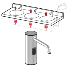 ASI - 0388/0389 - Top Fill, Multi-Feed Liquid Soap Dispensers ASI - 0388/0389 - Top Fill, Multi-Feed Liquid Soap Dispensers