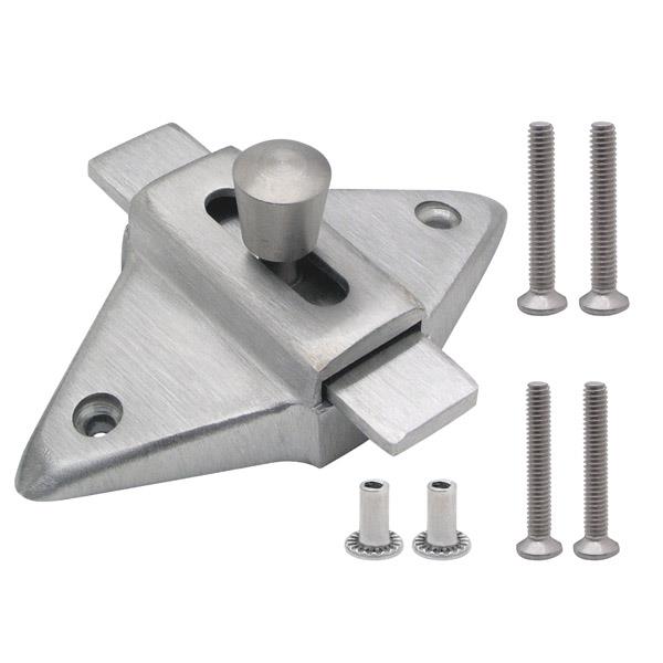 105023 LATCH (5023) 7/8" OR 1" & SCREW PACK STAINLESS