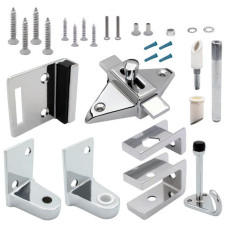 105620 DOOR HARDWARE (INSWING) 7/8" DOOR 1-1/4" POST (FLAT HINGE,S&K)