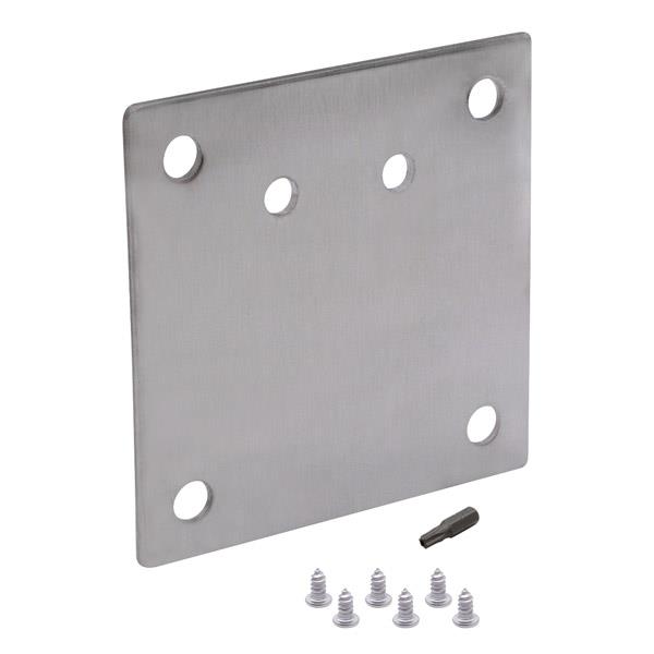 111439 FIX-IT KIT-HOOK PLATE W/FASTENERS - STAMPED S/S