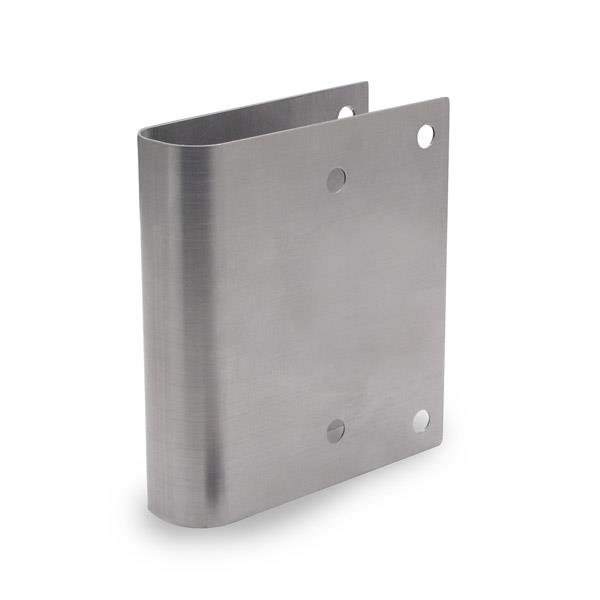 111459 FIX-IT KIT LATCH PLATE (ROUND-EDGE) 3-5/8X4