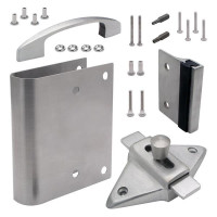111703 FIX-IT KIT LATCH OUT 1" W/PULL (ROUND EDGE) STAINLESS