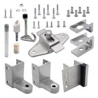 11503 DOOR HARDWARE (INSWING) 1"DOOR 1-1/4" POST - STAINLESS