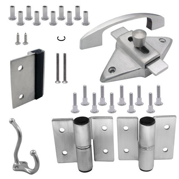 6113733 DOOR HARDWARE (RH-OUT) 3/4" DOOR & POST (7103) SS 6LP