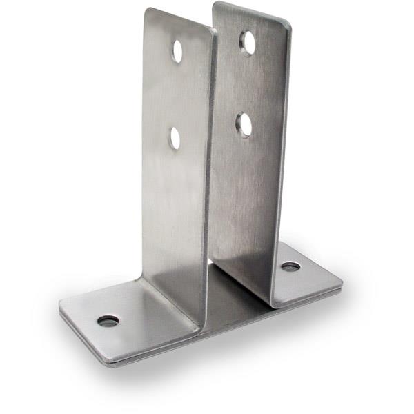 1239 URINAL SCREEN BRACKET 7/8" X-HIGH STAMPED S/S