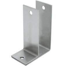 1259 WALL BRACKET 3/4" ONE EAR X-HIGH - STAMPED S/S