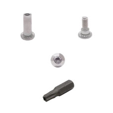 127099 SCREW PACK SS-BARREL NUT 1/2", SHOULDER SCREW 1/2" 100 SET W/5 BITS 127099 SCREW PACK SS-BARREL NUT 1/2", SHOULDER SCREW 1/2" 100 SET W/5 BITS
