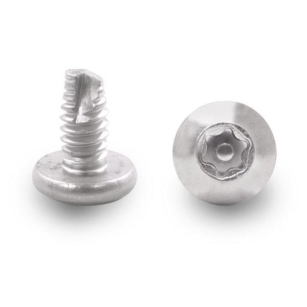 128599 10-24 X 3/8" PAN 6-LOBE THREAD CUTTING SCREW #410 STAINLESS