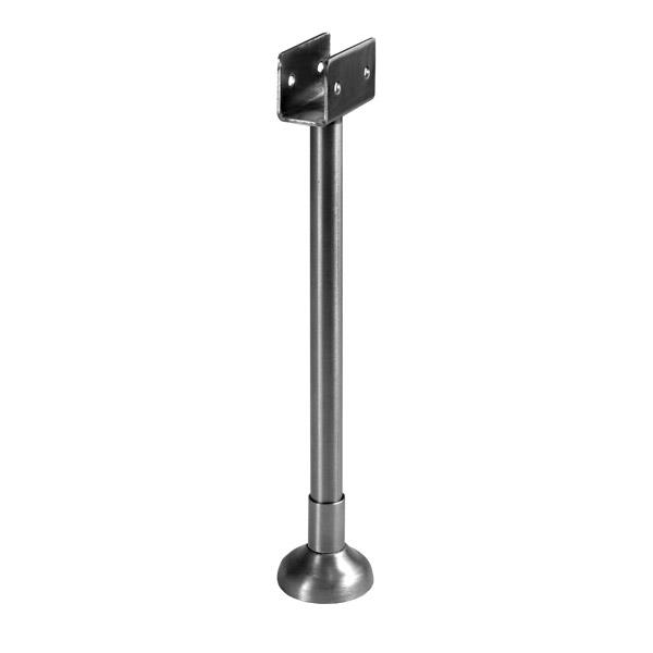 135009 PILASTER SUPPORT BRACKET 3/4" STAMPED S/S FLOOR MOUNT ONLY