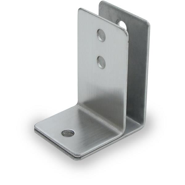 1479 URINAL SCREEN BRACKET ONE EAR 1/2" STAMPED S/S