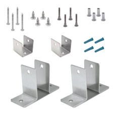 615049 PANEL PACK 1-1/4" TWO EAR - STAMPED S/S 6LP