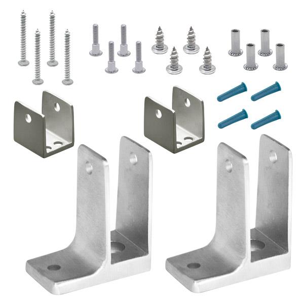 615093 PANEL PACK END 7/8" ONE EAR 6LP STAINLESS
