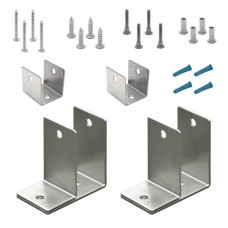 615149 PANEL PACK-END 1-1/4" ONE EAR - STAMPED S/S 6LP