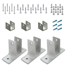 615163 PANEL PACK 3/4" TWO EAR (3) BRACKETS-6LP STAINLESS 615163 PANEL PACK 3/4" TWO EAR (3) BRACKETS-6LP STAINLESS