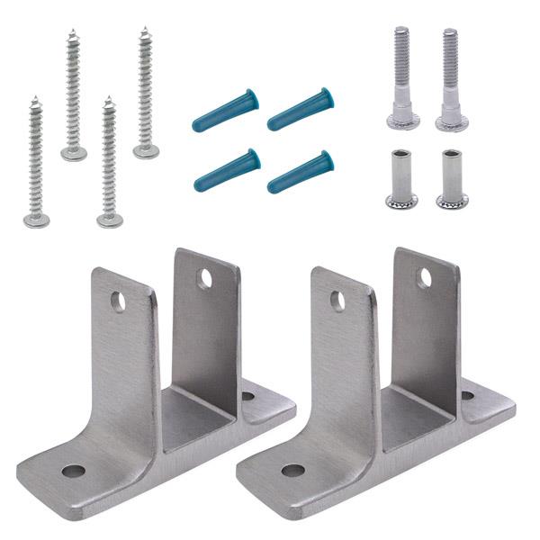 615223 PILASTER PACK 1-1/4" TWO EAR 6LP STAINLESS