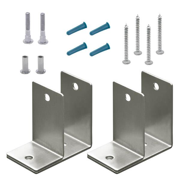 615239 PILASTER PACK 1-1/4" ONE EAR (6LP) - STAMPED S/S