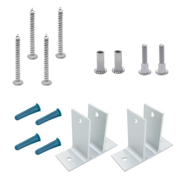 615284 PILASTER PACK 1" TWO EAR ALUMINUM 6LP