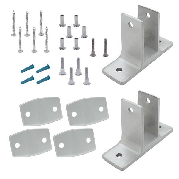 615333 ALCOVE PACK TWO EAR 1" PANEL 1-1/4" POST (6LP) STAINLESS